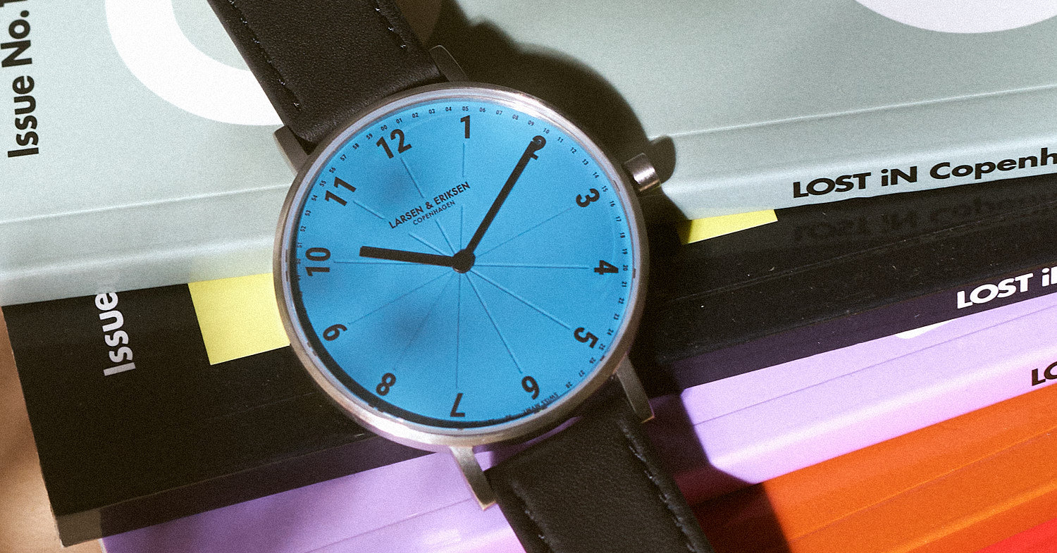 Larsen & Eriksen - Skala - Women's Wrist Watch - 33 mm - Minimalist - Analo Skala - Silver | Blue | Black - Watches - LARSEN \u0026 ERIKSEN