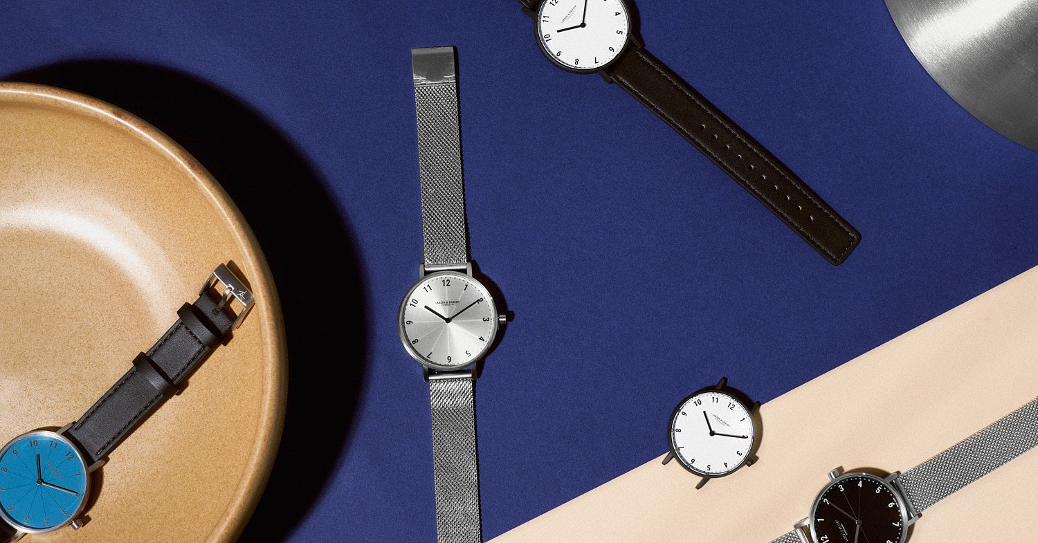 Larsen & Eriksen - Skala - Women's Wrist Watch - 33 mm - Minimalist - Analo Skala - Silver | Blue | Black - Watches - LARSEN \u0026 ERIKSEN